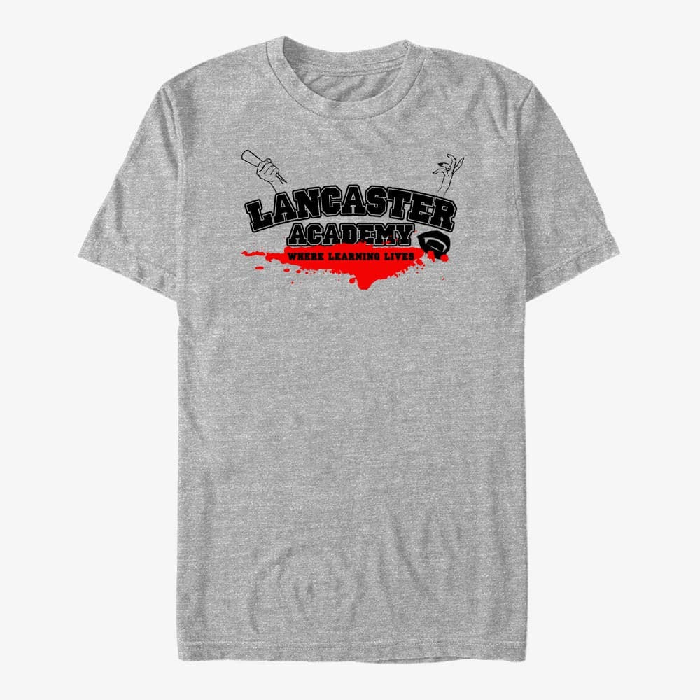 T-Shirts Merch Netflix First Kill - Learning Lives Unisex T-Shirt Heather Grey
