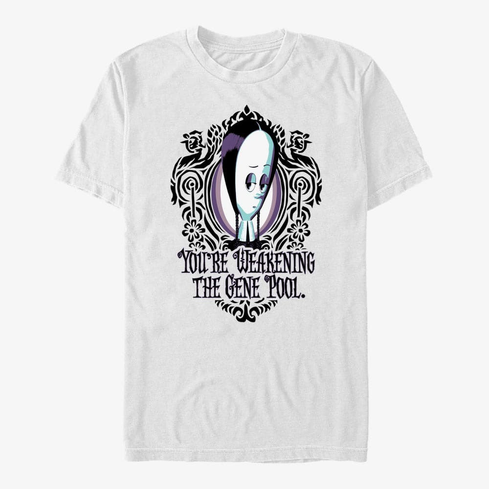 T-shirts Merch MGM The Addams Family - Weaken Gene Pool Unisex T-Shirt White