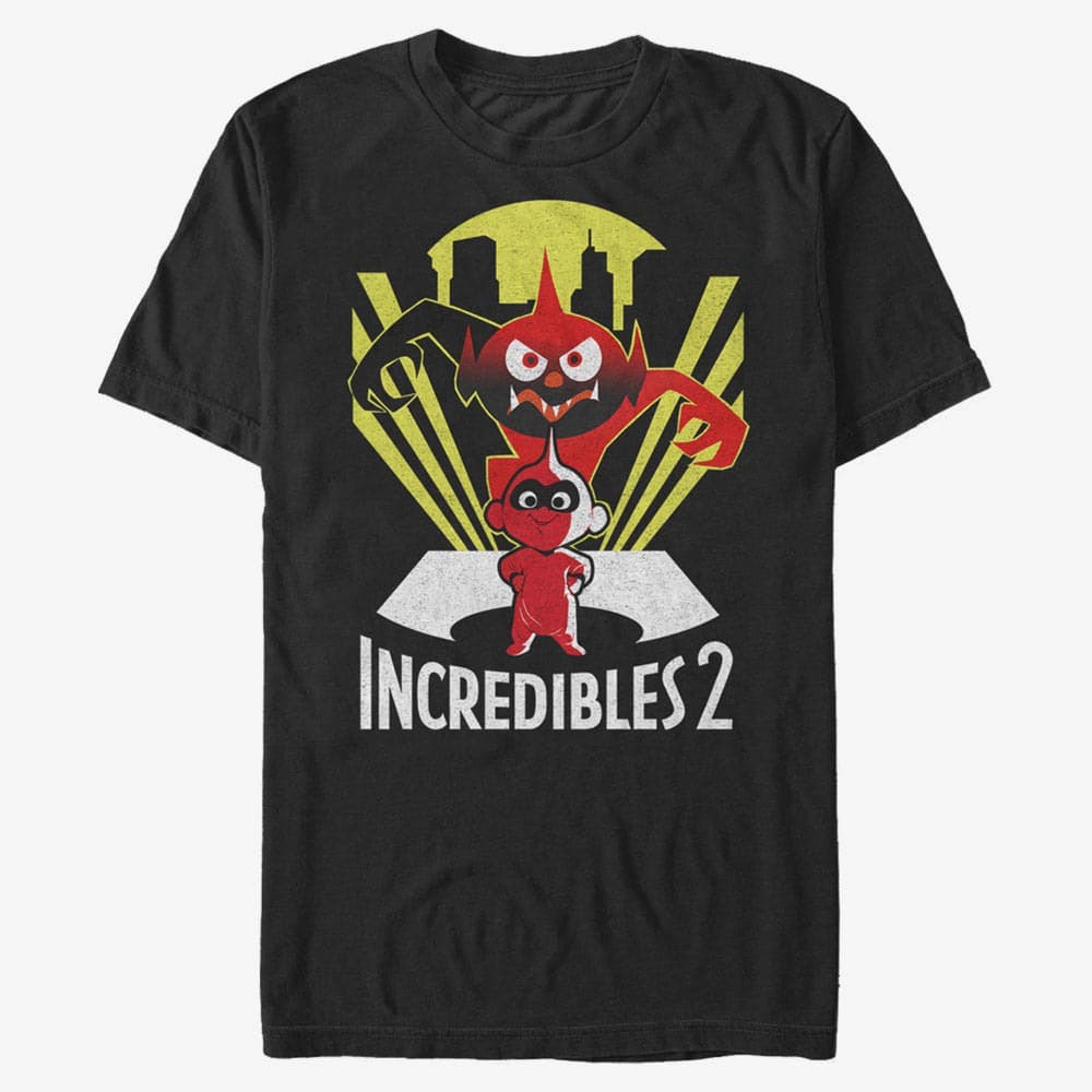 T-Shirts Merch Pixar Incredibles 2 - Jack Jack Demon Unisex T-Shirt Black