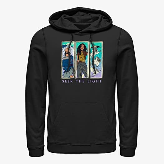 Mikina Merch Pixar Raya the Last Dragon - Panel Boxes Unisex Hoodie Black