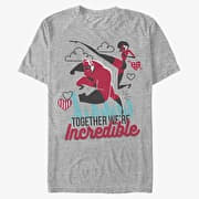 Merch Pixar Incredibles - Together Incredible Unisex T-Shirt Heather Grey