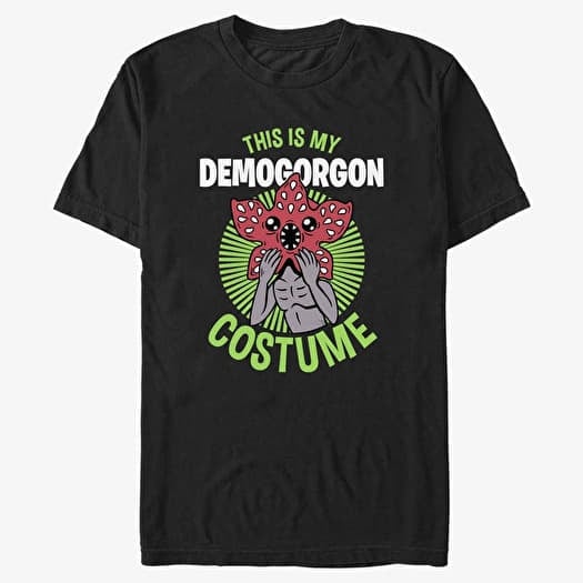 Tricou Merch Netflix Stranger Things - Demogorg Costume Unisex T-Shirt Black