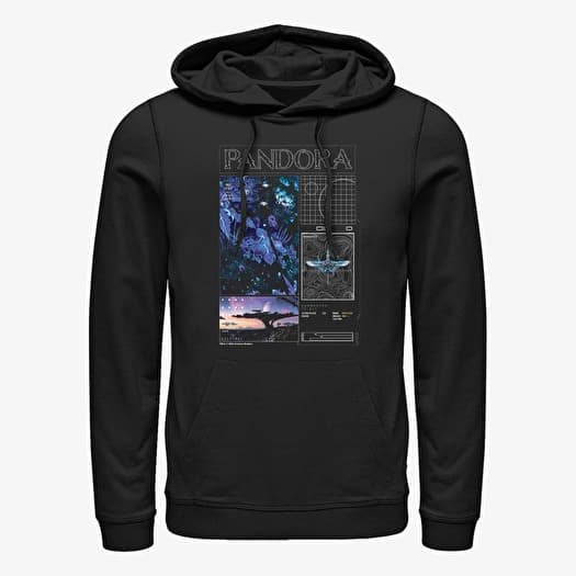 Sweatshirt Merch Twentieth Century Fox Avatar 1 - Schematic Unisex Hoodie Black