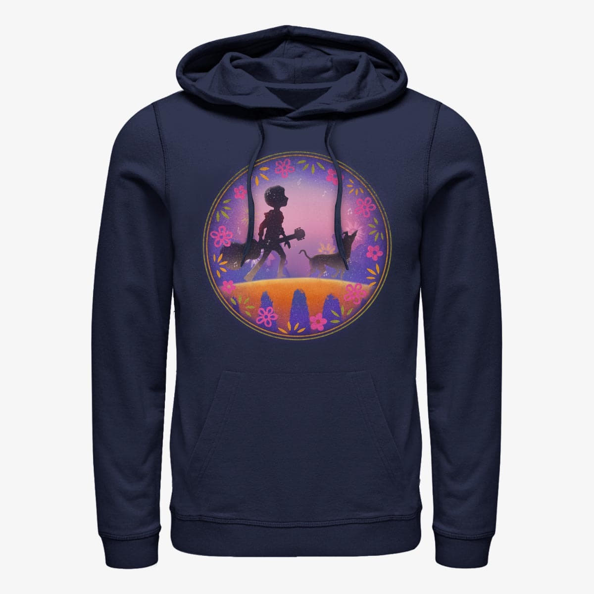 Hoodies and sweatshirts  Merch Pixar Coco - COCO Bridge Unisex Hoodie Navy Blue