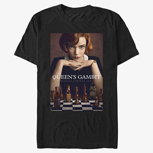 Tricou Merch Netflix The Queen's Gambit - Merch Poster Unisex T-Shirt Black