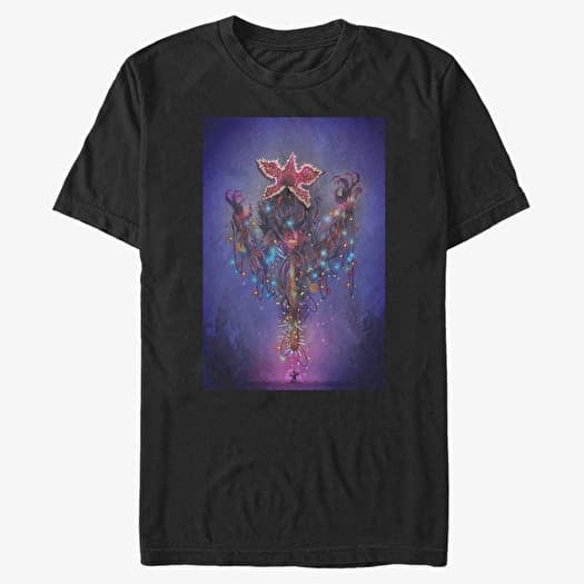 T-shirt Merch Netflix Stranger Things - Lit Unisex T-Shirt Black