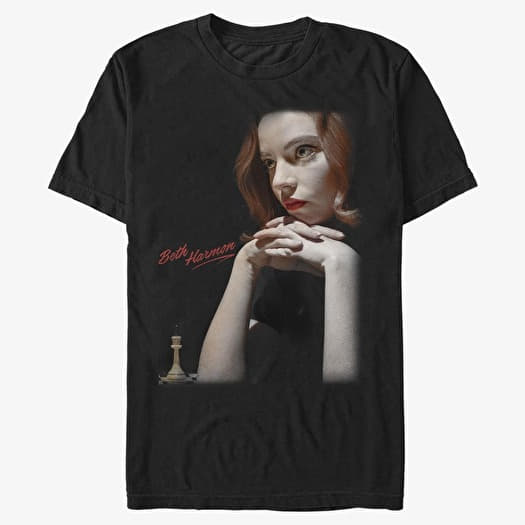 Tricou Merch Netflix The Queen's Gambit - Beth Unisex T-Shirt Black