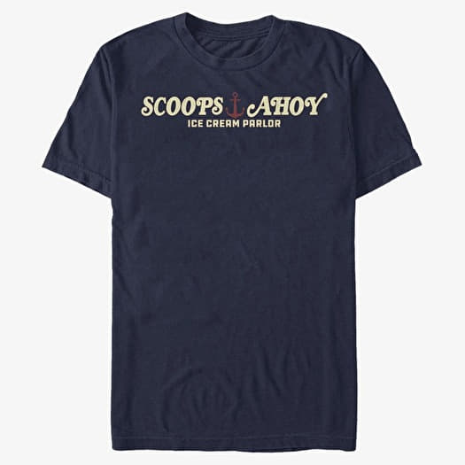 T-shirt Merch Netflix Stranger Things - Scoops Ahoy Unisex T-Shirt Navy Blue