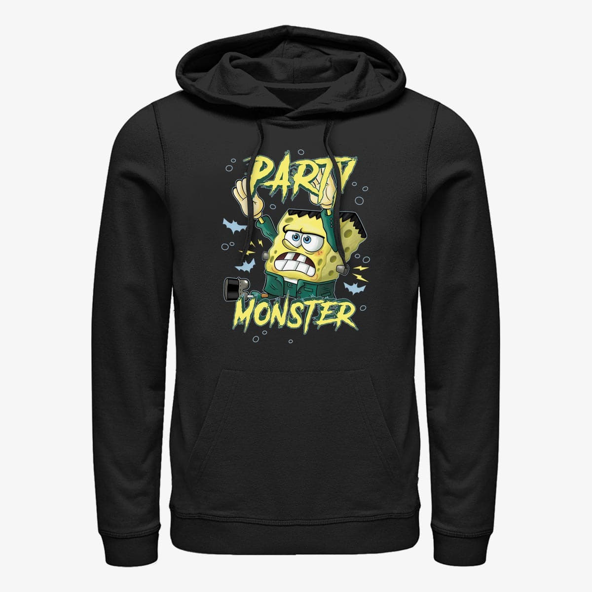 Hoodies and sweatshirts  Merch Paramount SpongeBob SquarePants - Party Sponge Unisex Hoodie Black