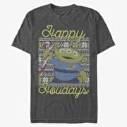 Merch Pixar Toy Story 1-3 - Alien Christmas Unisex T-Shirt Dark Heather Grey