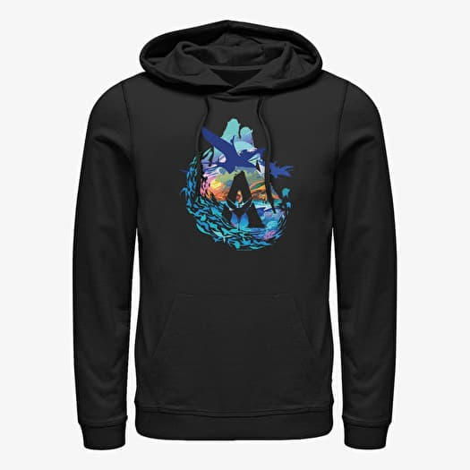 Sweatshirt Merch Twentieth Century Fox Avatar 2 - AVATAR SCENIC FLYBY Unisex Hoodie Black