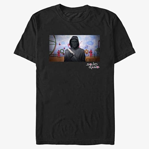 T-särk Merch Netflix Squid Game - Frontman Screenshot Unisex T-Shirt Black