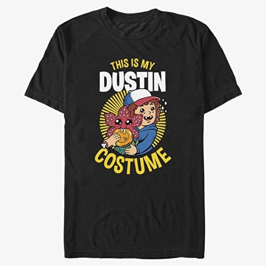 Majica Merch Netflix Stranger Things - Dustin Costume Unisex T-Shirt Black