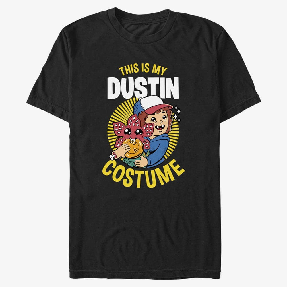 T-Shirts Merch Netflix Stranger Things - Dustin Costume Unisex T-Shirt Black