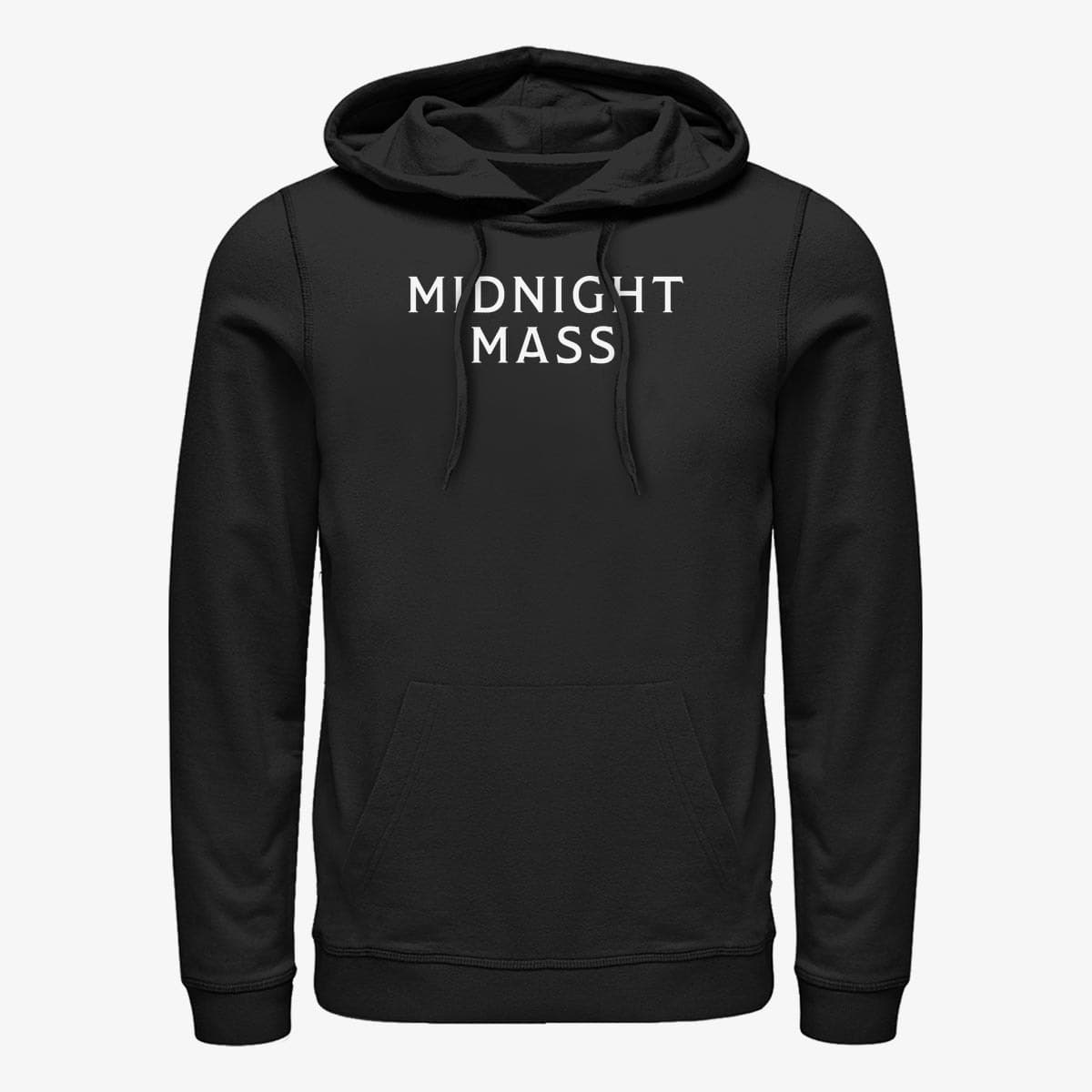 Pulóverek Merch Netflix Midnight Mass - STACKED LOGO Unisex Hoodie Black