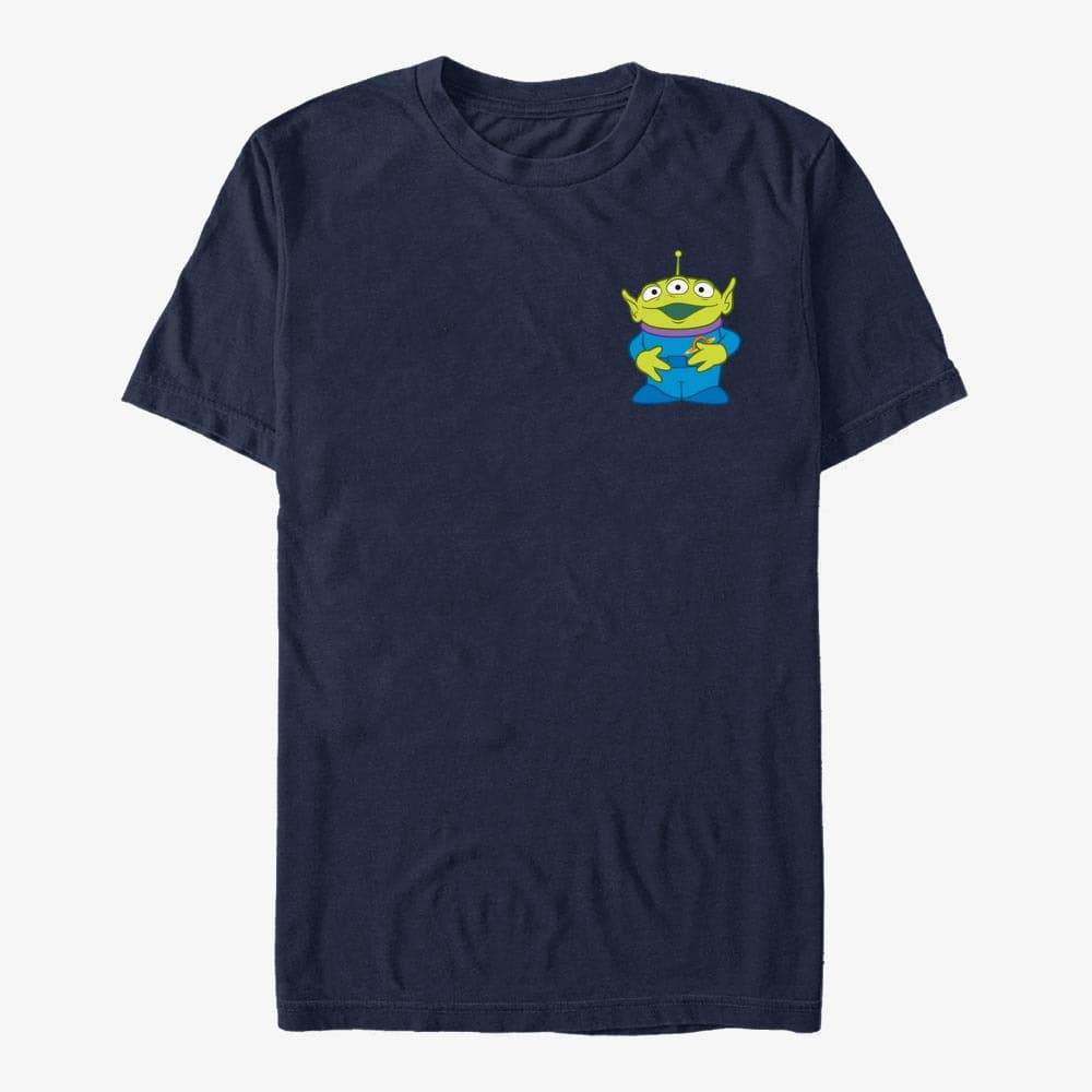 Тениски Merch Pixar Toy Story 1-3 - ALIEN PATCH Unisex T-Shirt Navy Blue