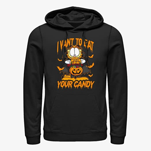 Mikina Merch Paramount Garfield - Dracula Cat Unisex Hoodie Black