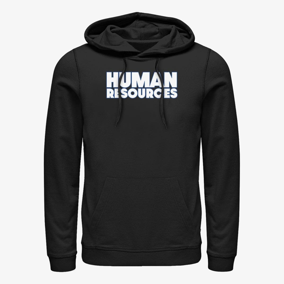 Mikiny Merch Netflix Human Resources - HR Logo Unisex Hoodie Black