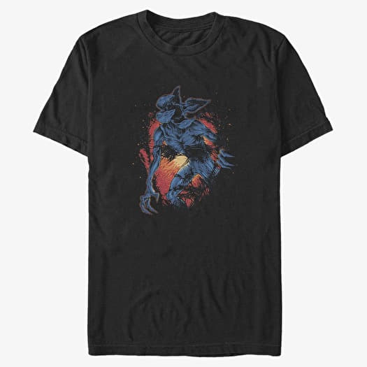 T-shirt Merch Netflix Stranger Things - Demogorgon Unisex T-Shirt Black