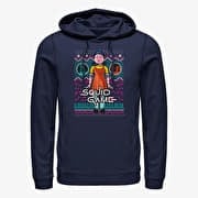 Merch Netflix Squid Game - Red Light Green Unisex Hoodie Navy Blue