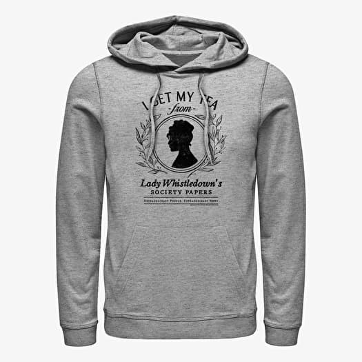 Mikina Merch Netflix Bridgerton - Whistledown Tea Unisex Hoodie Heather Grey