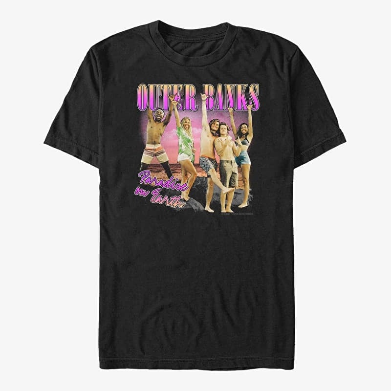 Tričko Merch Netflix Outer Banks - Squad Unisex T-Shirt Black