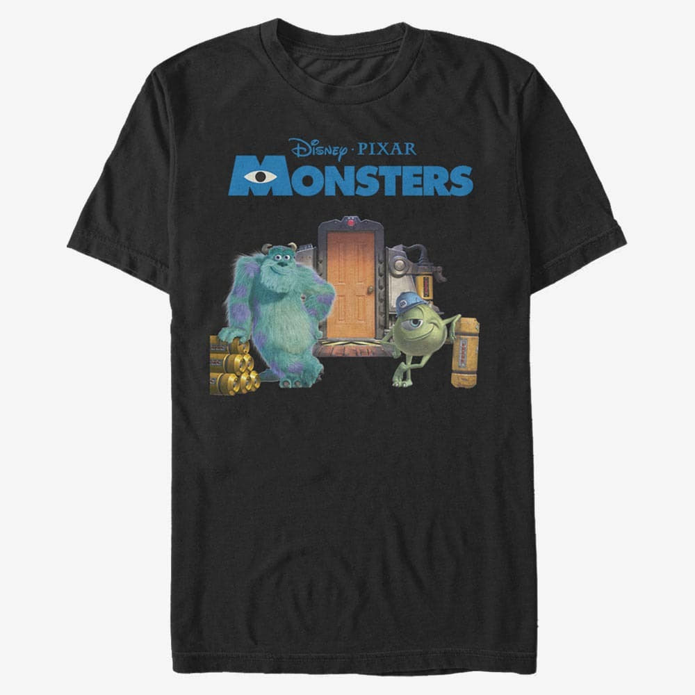T-shirts Merch Pixar Monster's Inc. - Door Scene Unisex T-Shirt Black
