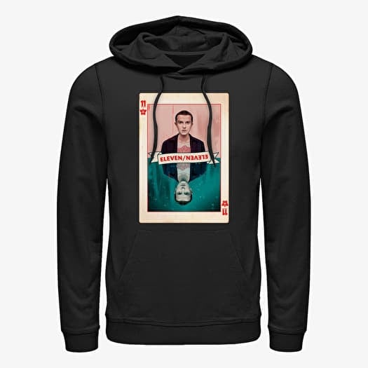 Mikina Merch Netflix Stranger Things - Eleven Card Unisex Hoodie Black