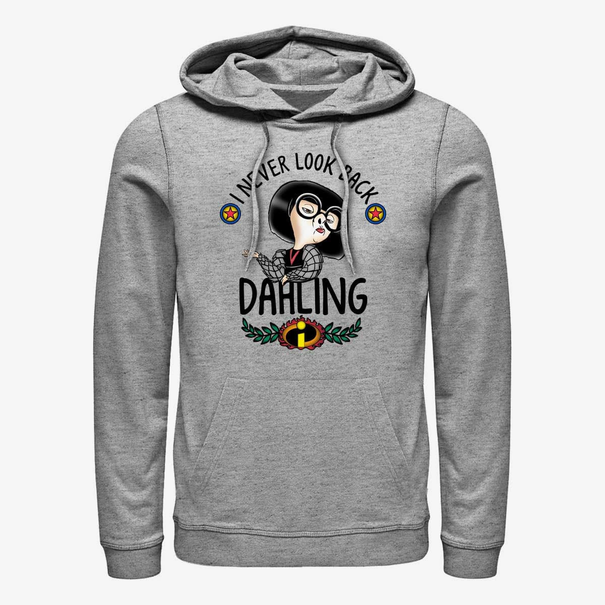 Hoodies and sweatshirts  Merch Pixar Incredibles - Dahling Simplified 2 Unisex Hoodie Heather Grey