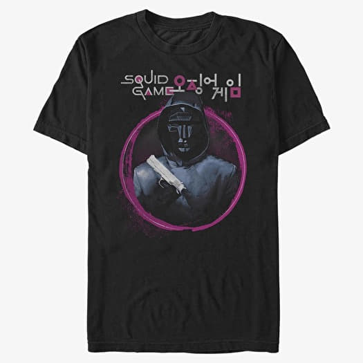 T-krekls Merch Netflix Squid Game - Mike Honcho Unisex T-Shirt Black