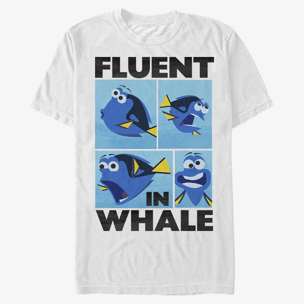 T-shirts Merch Pixar Finding Dory - Whale Talk Unisex T-Shirt White