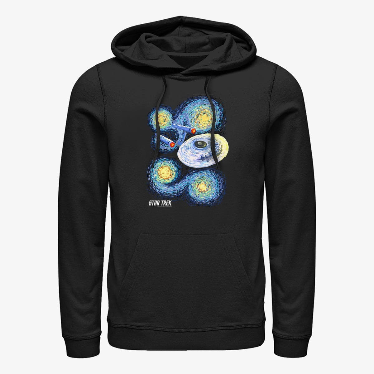 Hoodies and sweatshirts Merch Paramount Star Trek Van Enterprise Unisex Hoodie Black Queens