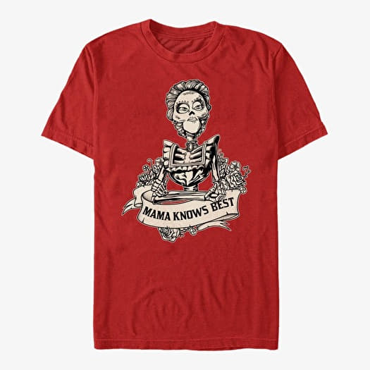 T-shirt Merch Pixar Coco - Mom Knows Best Unisex T-Shirt Red