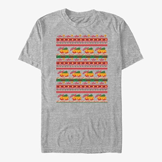 T-shirt Merch Netflix Stranger Things - Surfer Boy Pizza Sweater Unisex T-Shirt Heather Grey