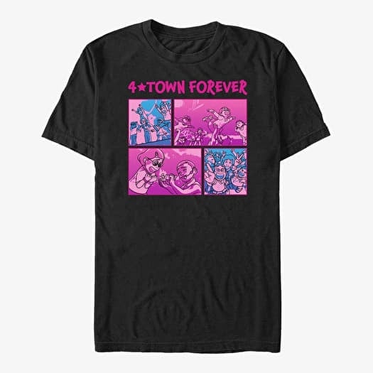 Tricou Merch Pixar Turning Red - Concert Panels Unisex T-Shirt Black