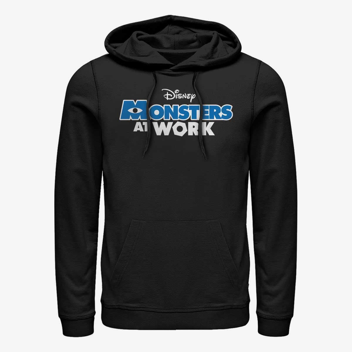 Felpe Merch Pixar Monsters At Work - Monsters Work Logo Unisex Hoodie Black
