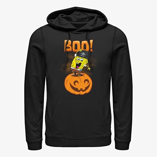 Bluza Merch Paramount SpongeBob SquarePants - Spongebob Pumpkin Unisex Hoodie Black