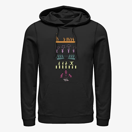 Mikina Merch Netflix Squid Game - Squid Game Icons Unisex Hoodie Black
