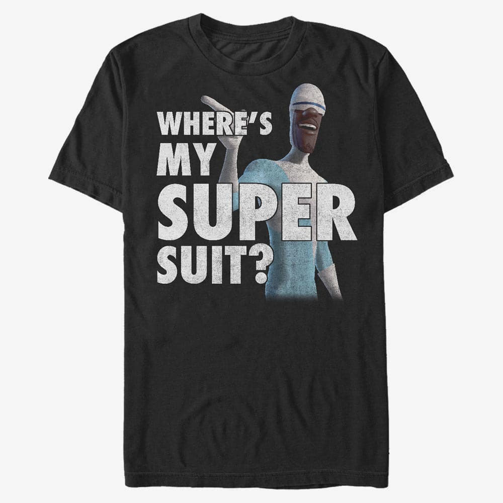 T-shirts Merch Pixar Incredibles - Super Suit Unisex T-Shirt Black