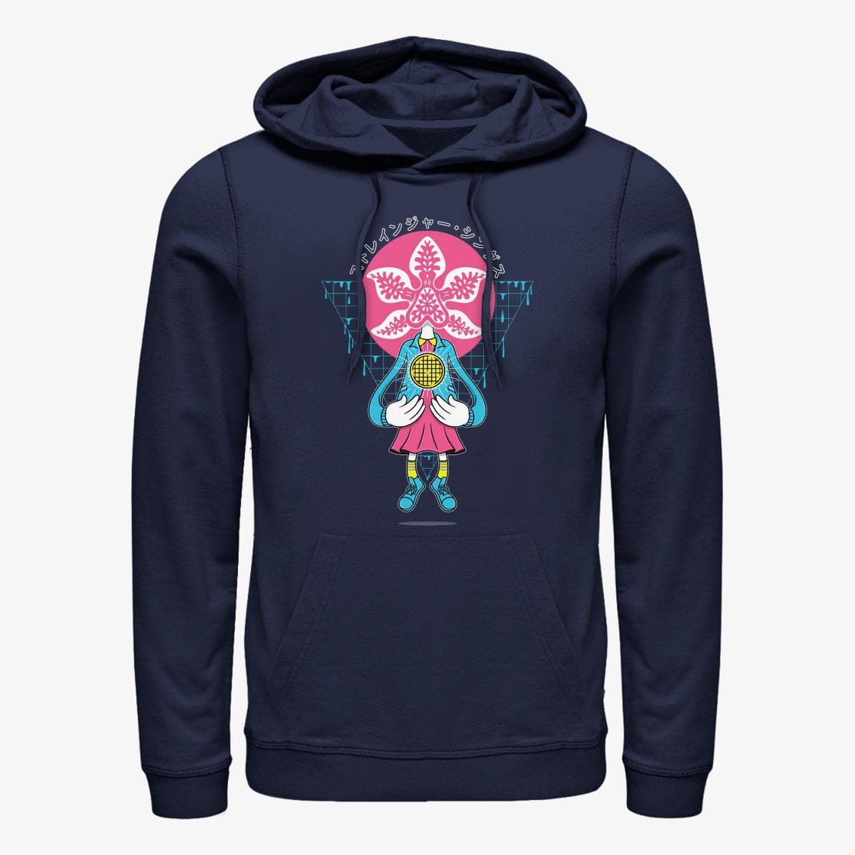 Толстовки та реглани Merch Netflix Stranger Things - Mashup Unisex Hoodie Navy Blue