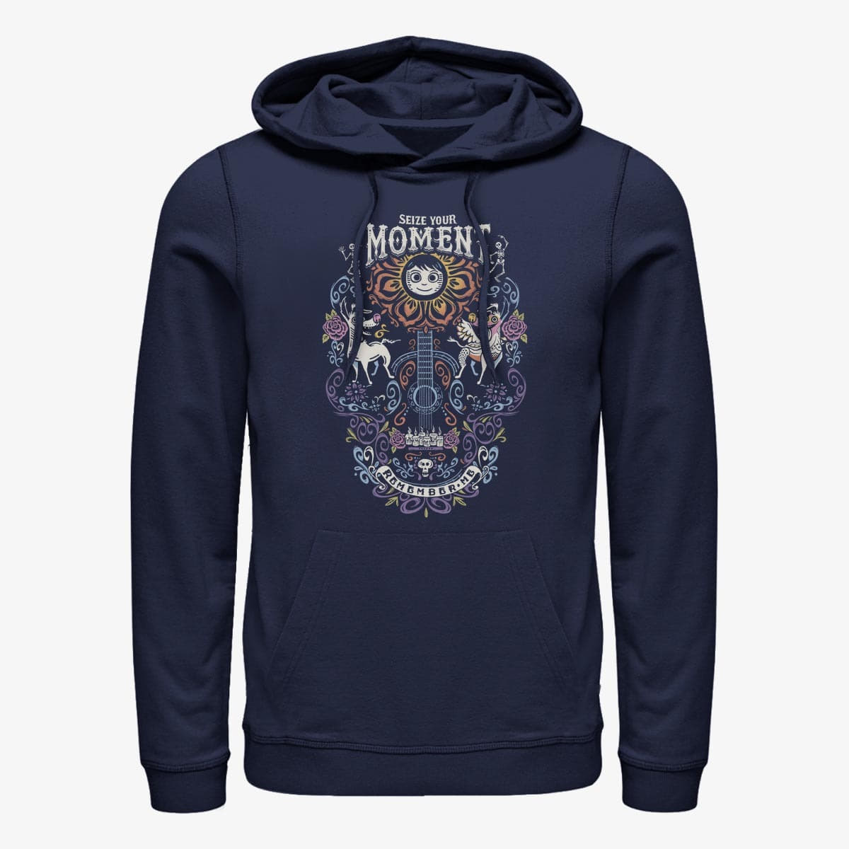 Sweaters Merch Pixar Coco - DANTE AND MIGUEL Unisex Hoodie Navy Blue