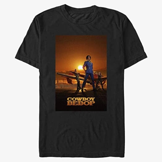 T-shirt Merch Netflix Cowboy Bebop - Sunset Poster Unisex T-Shirt Black