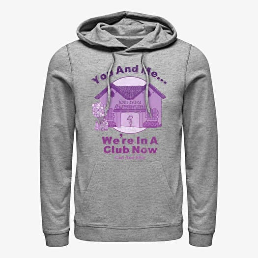 Φούτερ Merch Pixar Up - CARL ELLIE ZOO UP Unisex Hoodie Heather Grey