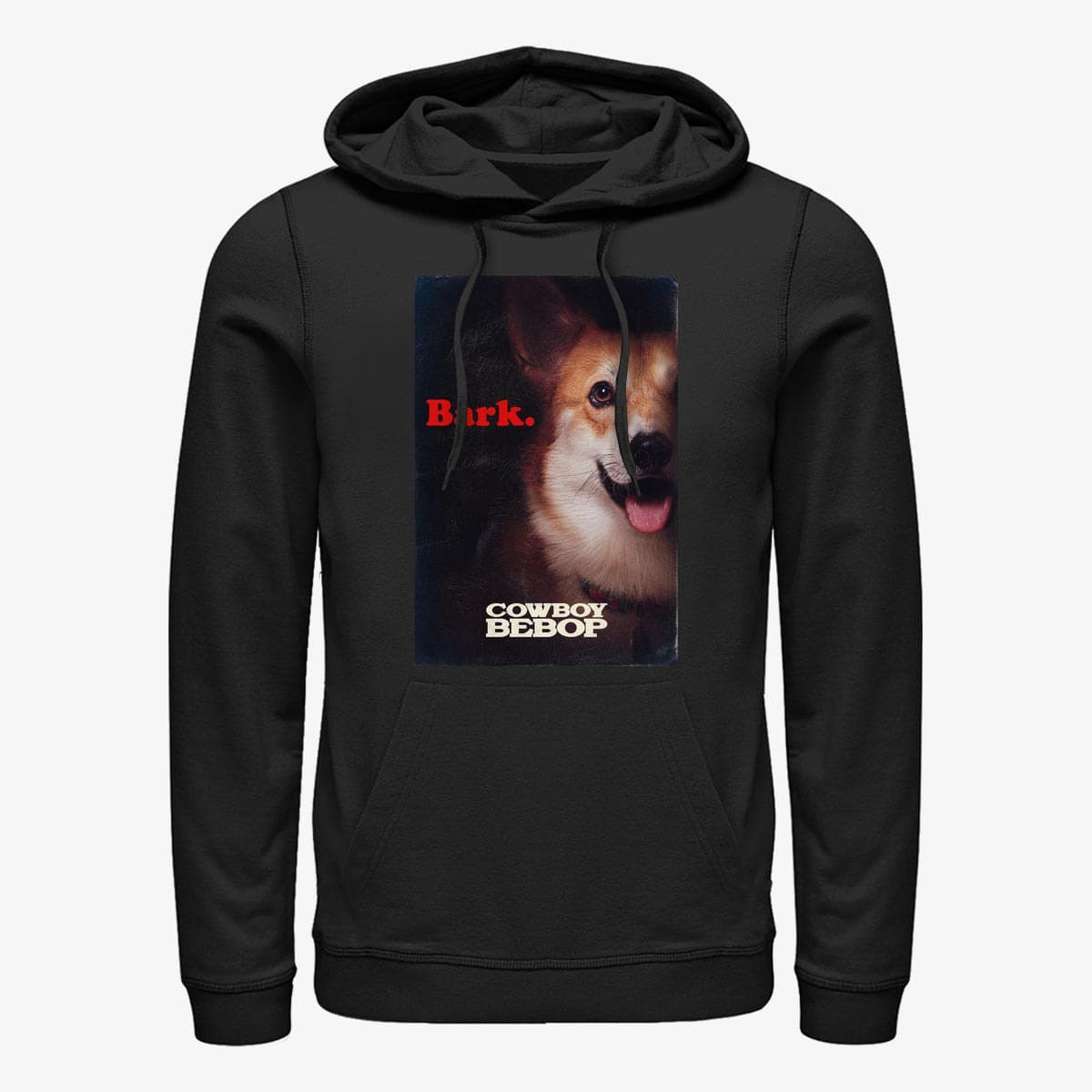 Felpe Merch Netflix Cowboy Bebop - Ein Bark Poster Unisex Hoodie Black