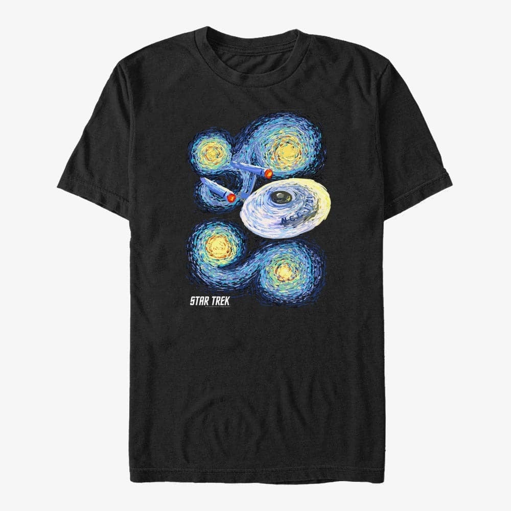 T-Shirts Merch Paramount Star Trek - Van Enterprise Unisex T-Shirt Black