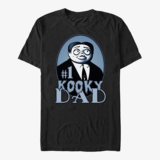 T-skjorte Merch MGM The Addams Family - No. 1 Kooky Dad Unisex T-Shirt Black