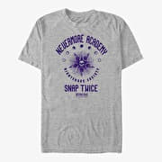 Merch MGM Wednesday - Nightshade Society Collegiate Unisex T-Shirt Heather Grey