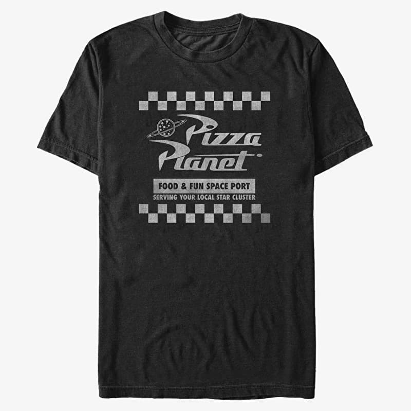 Tričko Merch Pixar Toy Story - Pizza Planet Box Unisex T-Shirt Black