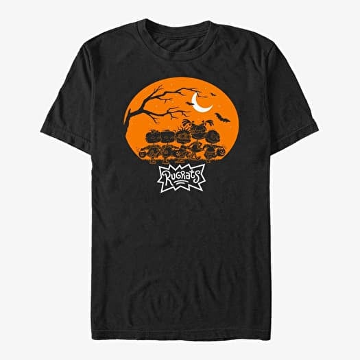 T-shirt Merch Paramount Rugrats - Rugrats Haunt Unisex T-Shirt Black