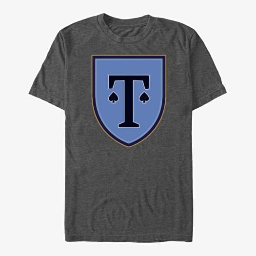 T-paita Merch Netflix Heartstopper - Truham Spade Crest Unisex T-Shirt Dark Heather Grey